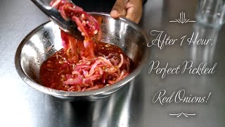 Pickled Red Onions Recipe  Quick and easy [upl. by Nytsirk789]