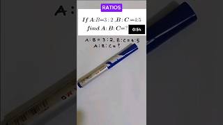 Ratios Ratio combining find ABC shorts maths mathstricks [upl. by Meyeroff]