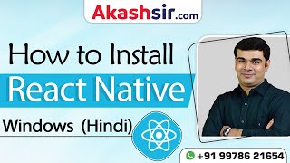 React Native Installation in Windows [upl. by Anovad]