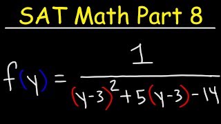 Identifying Undefined Function Values  SAT Math Part 8 [upl. by Marina]