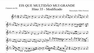 Tocata com Partitura  Hino 35  Egnaldo Novaes [upl. by Analeh]