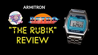 REVIEW Armitron Retro All MetalSteel Retro Digital Sports Watch [upl. by Eiramrebma]