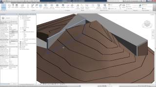 Revit Topografía y muro de contención [upl. by Aramanta]