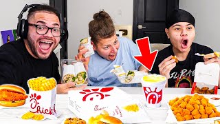 MindOfRez CHICKFILA MUKBANG with Kaylen and Jayden [upl. by Sandye]