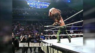 Royal Rumble Royal Rumble Match highlights from 2007 [upl. by Nnaylloh]