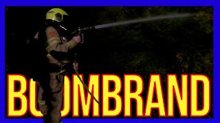 Boombrand  VOLUNTEERS DUTCH FIREFIGHTERS [upl. by Cibis41]