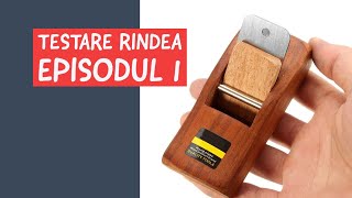 Testare rindea mică din lemn [upl. by Crandale347]