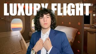 Luxury First Class Flight Attendant ASMR Roleplay [upl. by Adnahsam]