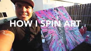 How I Make My Spin Art [upl. by Olathe]