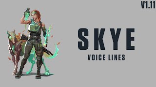 Skye Voicelines ValorantEN [upl. by Uchida]