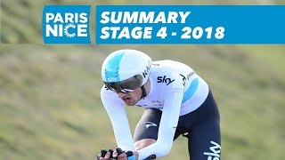 Summary  Stage 4  ParisNice 2018 [upl. by Artaed]