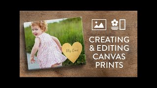 Creating a canvas print in Snapfish [upl. by Ledoux]