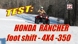 HONDA RANCHER 350 Trail Review 2000 2001 2002 2003 [upl. by Iolanthe]