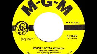 1958 Marvin Rainwater  Whole Lotta Woman 1 UK hit [upl. by Chavaree812]