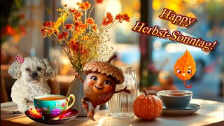 Heut bin ich happy  ein bunter Herbst  Sonntag 🍂 liebe Grüße von mir 🍁 [upl. by Afnin441]