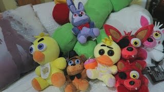 Abriendo Mas Peluches Reales De Five Nights At FreddyS  ToyS Unboxing [upl. by Belac]