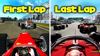 Every Lap The F1 Game Gets NEWER [upl. by Lapham965]