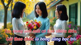 Tháng năm học trò Karaoke Lớp 9  Kết nối tri thức  Mới nhất [upl. by Burrill505]