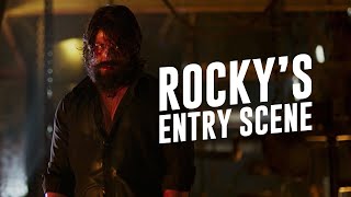 Rockys Entry Scene  KGF  Yash  Prashanth Neel [upl. by Candace]