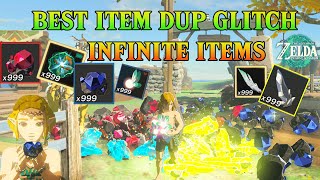 NEW SUPER FAST and EASY ITEM DUPLICATION GLITCH  Works on all versions  Tears of the Kingdom [upl. by Gershon]