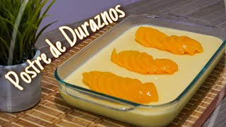 Como Hacer delicioso POSTRE DE DURAZNO con pocos ingredientes Fácil y rápido ComiArte👉 2021 [upl. by Calvina]