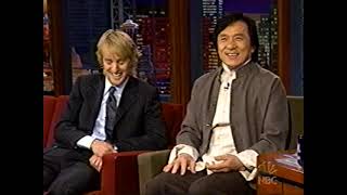 Jackie Chan and Owen Wilson on Jay Leno Feb 03 2003 [upl. by Asiuqram]