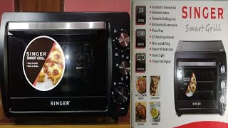 Electric oven review  Singer electric oven unboxingprice amp use detailsHow to use electric oven [upl. by Naitsabes]