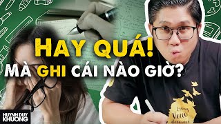 Phương Pháp Ghi Chép  Hệ Thống Nội Dung Thông Tin Hiệu Quả Rất dễ áp dụng  Huỳnh Duy Khương [upl. by Burnham]