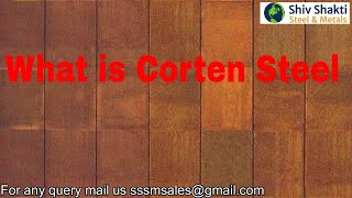 what is corten steel  Corten steel  Irsm 41 [upl. by Eserahs66]