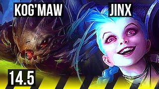 KOGMAW amp Senna vs JINX amp Maokai ADC  12416 Dominating  BR Grandmaster  145 [upl. by Ailes]