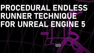 Procedural Endless Runner Technique For Unreal Engine 5 Creating An Endless Tunnel  Tube [upl. by Wooster369]