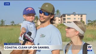 International Coastal Cleanup kicks off in Sanibel [upl. by Enicar867]