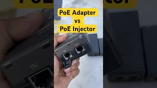 POE Adapter vs POE Injector Whats the Difference 🤔  shots poe [upl. by Nassi]