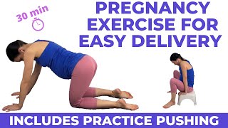 Pregnancy Exercise For Easy Delivery [upl. by Fred]