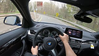 2022 BMW X2 M35 POV Test Drive and impressions [upl. by Cand]