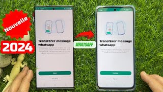 Comment Transférer Un Message Whatsapp 2024 [upl. by Olotrab]