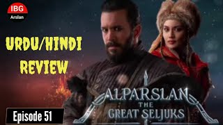 Alp Arslan Episode 51 Explained In Urdu  Urdu Review amp Analysis  IBG Arslan [upl. by Netsrek485]