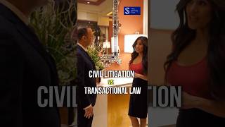 The Difference Between Civil Litigation amp Transactional Law lawyer [upl. by Atneciv]