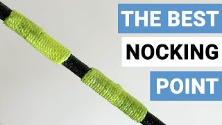 The BEST Archery Nocking Point  How To Tie and Set An Advanced Korean Style Nock Point [upl. by Mariken859]