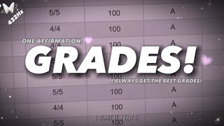 432Hz  GRADES  “I Always Get The Best Grades” One Affirmation [upl. by Trent964]