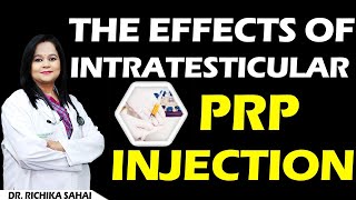 The Effects of Intratesticular PRP  Dr Richika Sahay Shukla [upl. by Schott495]