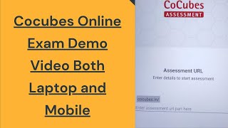 Cocubes online exam demo  S Vijay Murugan [upl. by Gianni862]