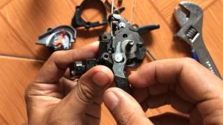 How to Repair or Assemble Shifter Shimano Alivio M4000 [upl. by Ert]