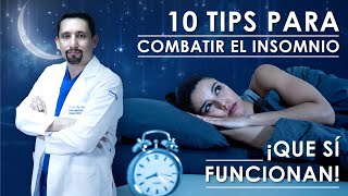 10 TIPS PARA COMBATIR EL INSOMNIO QUE SÍ FUNCIONAN I Dr Sueño [upl. by Maury779]