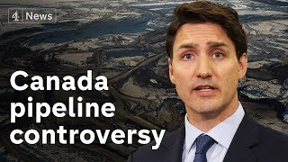 Trudeau to decide on Canada pipeline labelled ‘most destructive industrial project in human history’ [upl. by Odidnac656]