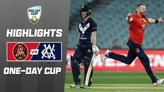 South Australia v Victoria  OneDay Cup Final 202425 [upl. by Airliah740]