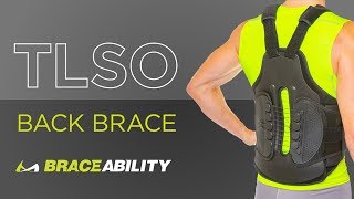 BraceAbility TLSO Back Brace  Postural Spine Support for Scoliosis Kyphosis amp Vertebrae Fracture [upl. by Most]