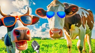 FUNNY COW DANCE FOR 1 HOUR  COMPILATION 2  Cow Song amp Cow Videos 2025 [upl. by Anny954]