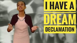 I have a dream declamation in englishSpeech by Martin Luther king Jr Declamation [upl. by Ocirederf]