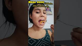 BHAI DOOJ👫  how did I celebrated Bhai dooj and what I ate bhaidooj whatieatinaday trending [upl. by Ennahoj]